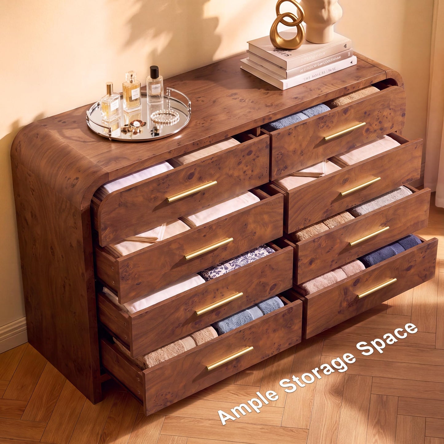 Curved 8 + 1 Drawer Set