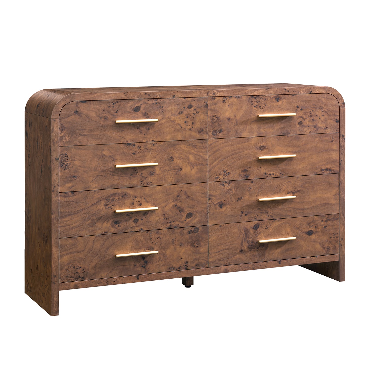 Curved 8-Drawer Dresser
