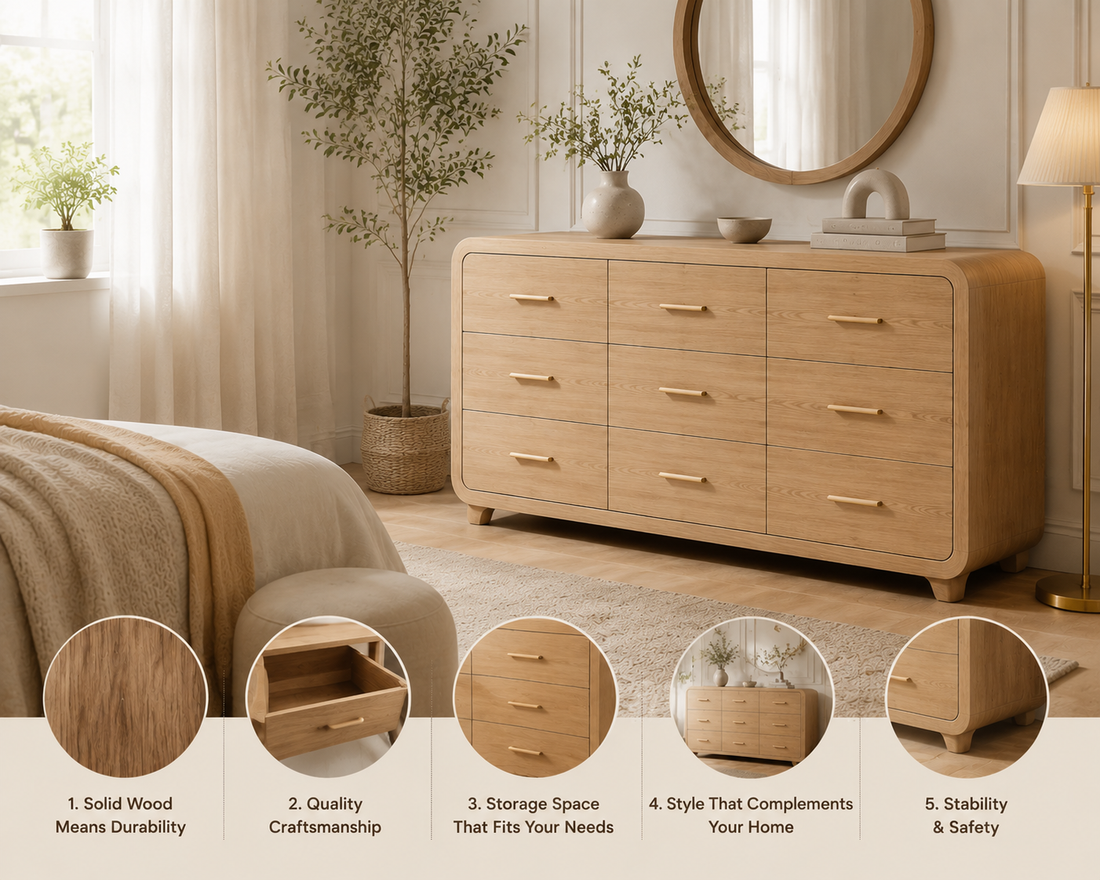 What to Look for Before Buying a Wooden Dresser