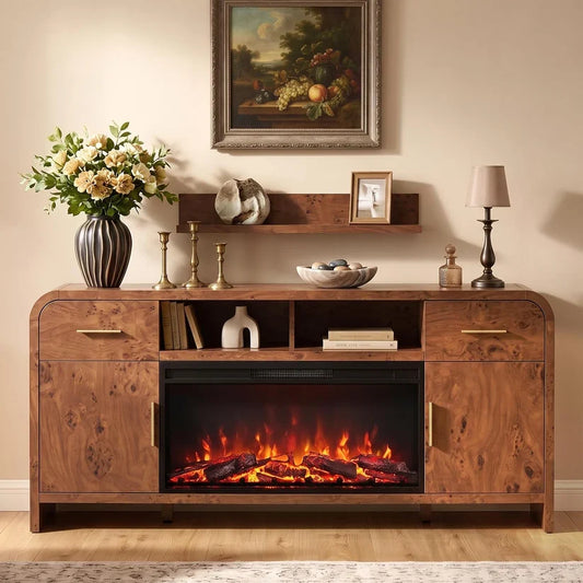 From Screen Time to Slow Evenings: Styling Around a Fireplace TV Stand | Cozyshome
