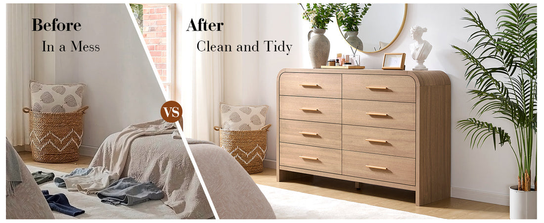 Curved 8-Drawer Dresser: A Simple Way to Bring Order and Warmth Home