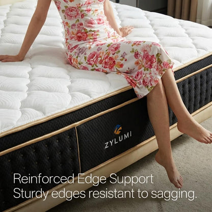 12" Luxury Cooling Hybrid King Mattress