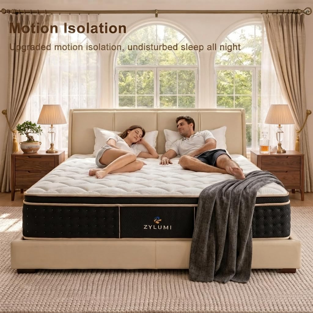 12" Luxury Cooling Hybrid King Mattress