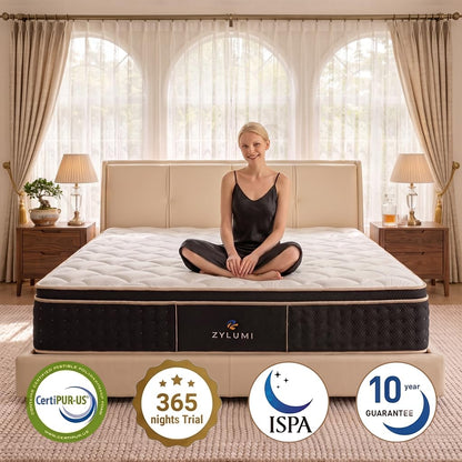 12" Luxury Cooling Hybrid King Mattress