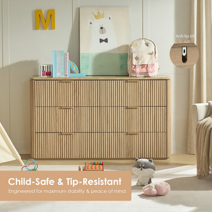 Ripple 6-Drawer Dresser