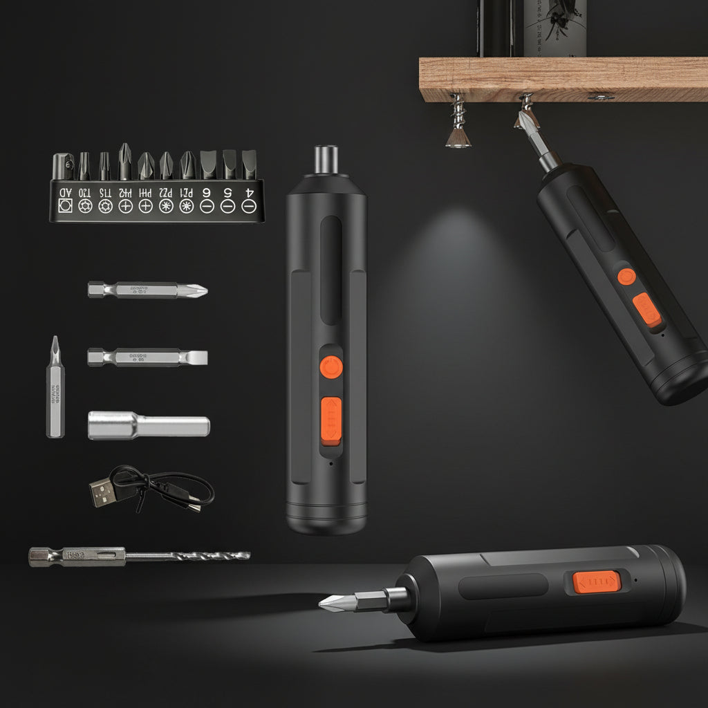 Cordless Electric Screwdriver Set