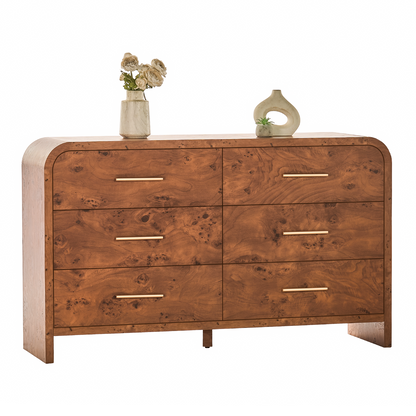 Eliteset Curved 6-Drawer Dresser