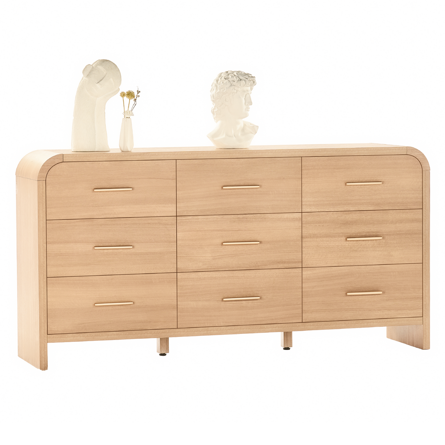 Eliteset Curved 9-Drawer Dresser