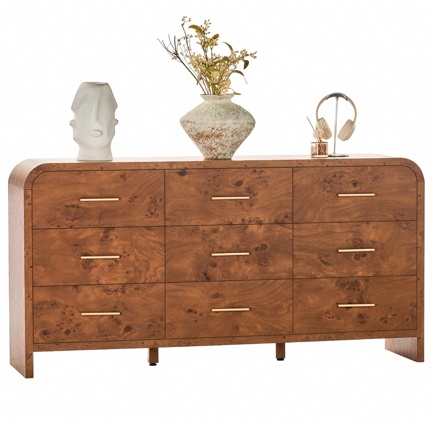 Eliteset Curved 9-Drawer Dresser