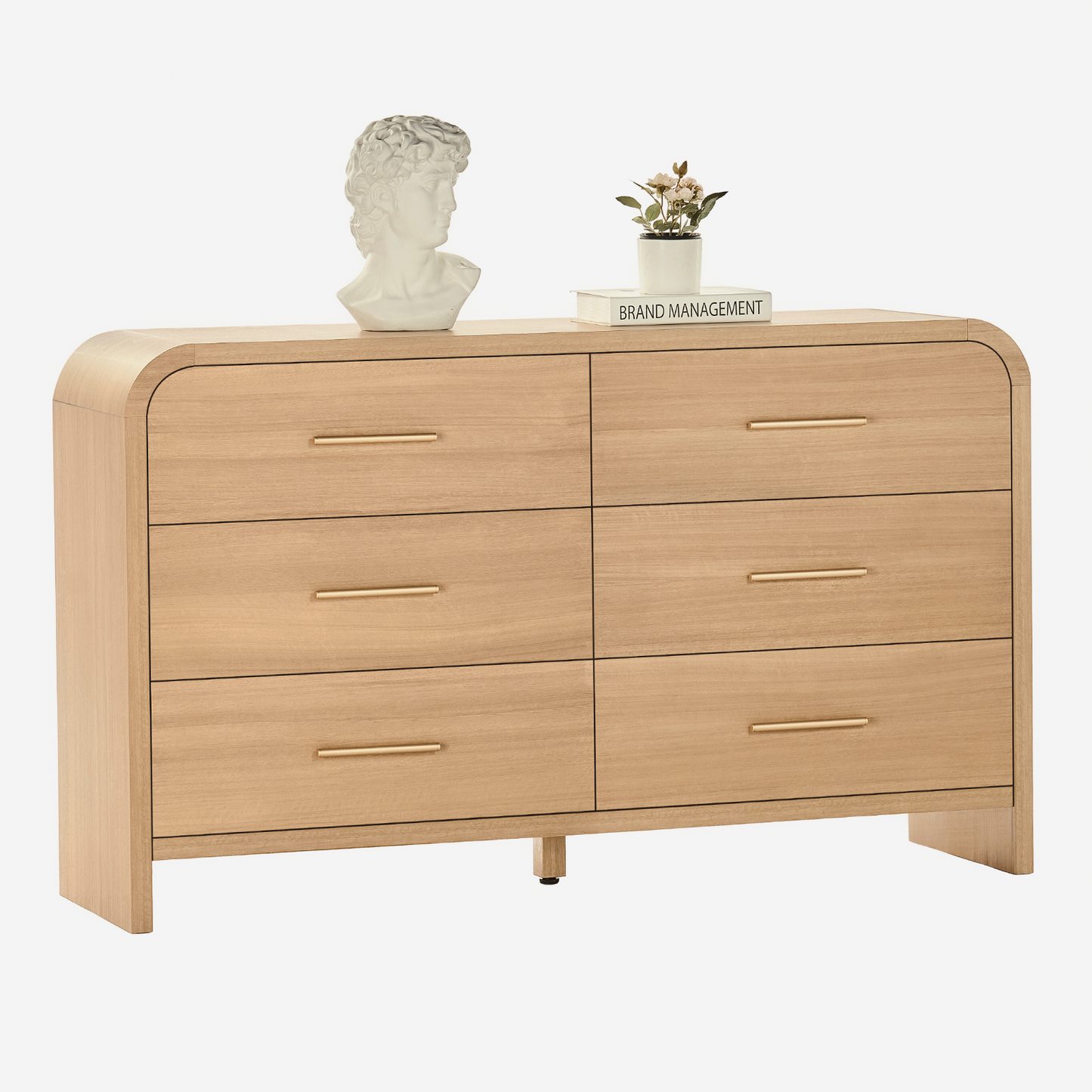 Eliteset Curved 6-Drawer Dresser