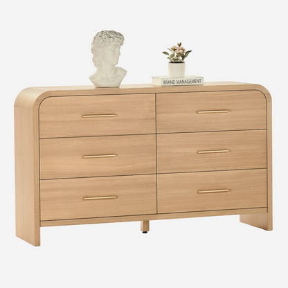 Eliteset Curved 6-Drawer Dresser