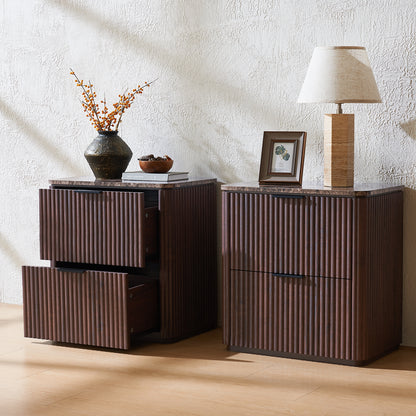 Ripple 2-Drawer Nightstand