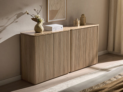 Ripple 2 Doors Sideboard Cabinet