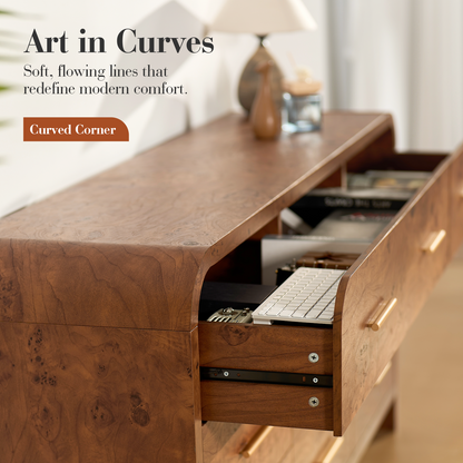 Eliteset Curved 9-Drawer Dresser