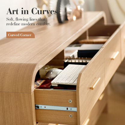 Eliteset Curved 9-Drawer Dresser