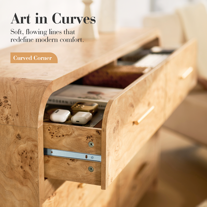 Eliteset Curved 6-Drawer Dresser