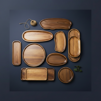 Solid Wood Serving Tray