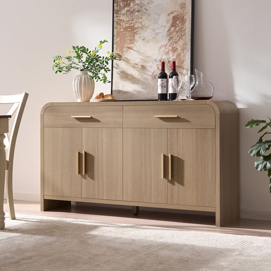 Curved Sideboard Cabinet