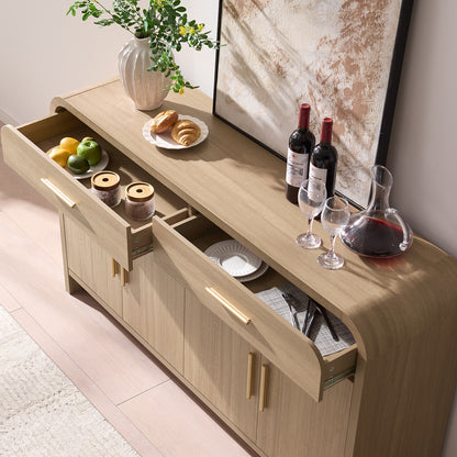 Curved Sideboard Cabinet