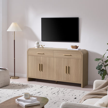 Curved Sideboard Cabinet