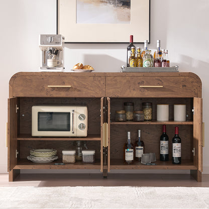 Curved Sideboard Cabinet