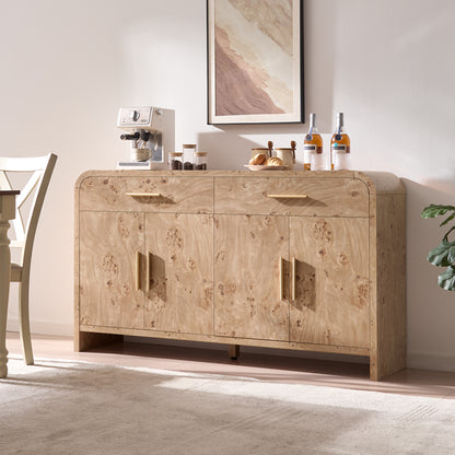 Curved Sideboard Cabinet