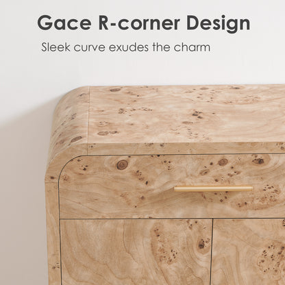 Curved Sideboard Cabinet