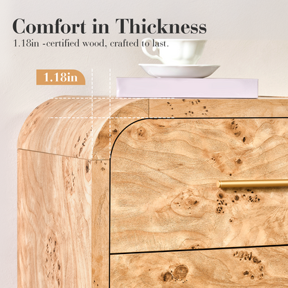 Eliteset Curved 6-Drawer Dresser