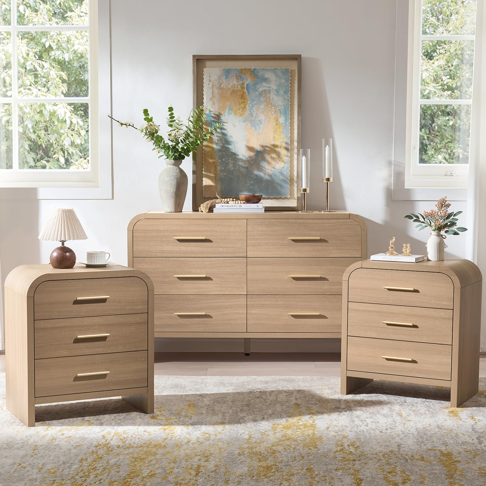 long dresser and nightstand Amish Camden Tall Dresser Walnut / Dresser Only