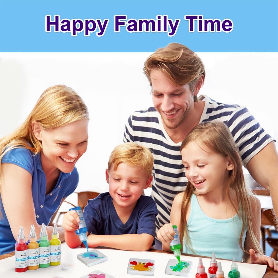 Kiditos Magic Water Elf Toy Kit,Aqua Fairy Water Gel Kit-10 Magic Gels&6 Molds-Make Your Own Water Pets&Squishy Toys–Fun Summer DIY Craft Kit,Birthday Gifts&Party Favors for Kids Ages 3+