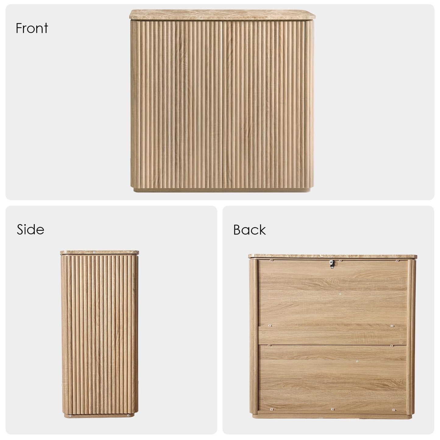 Ripple 2 Doors Sideboard Cabinet