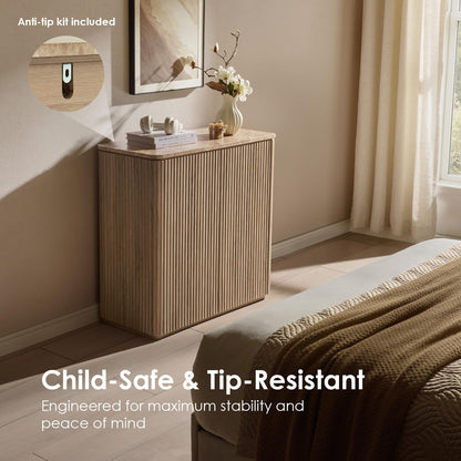 Ripple 2 Doors Sideboard Cabinet