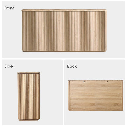 Ripple 4 Doors Sideboard Cabinet