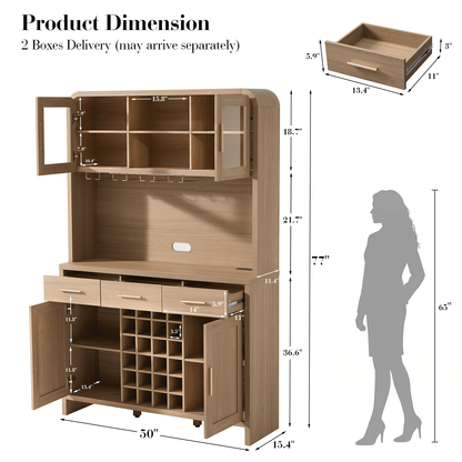 Curved Kitchen Pantry