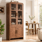 Curved Pantry Cabinet