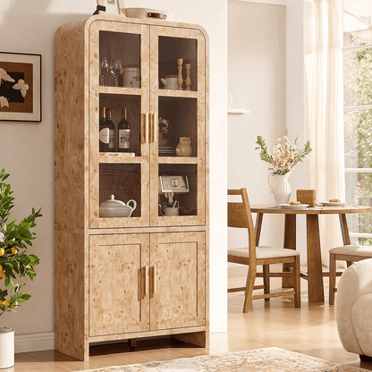 Curved Pantry Cabinet