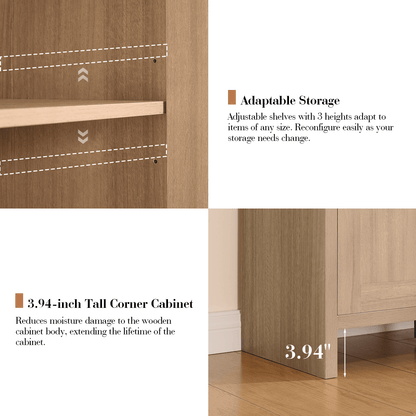 Curved Pantry Cabinet