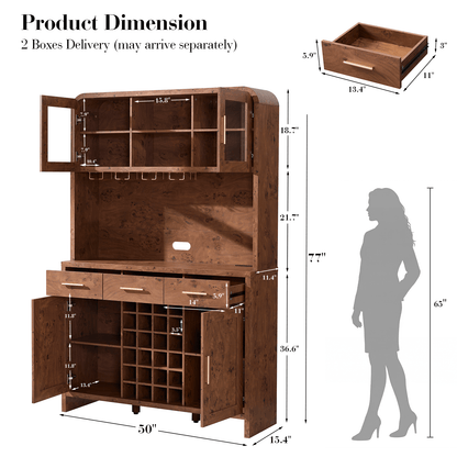 Curved Kitchen Pantry
