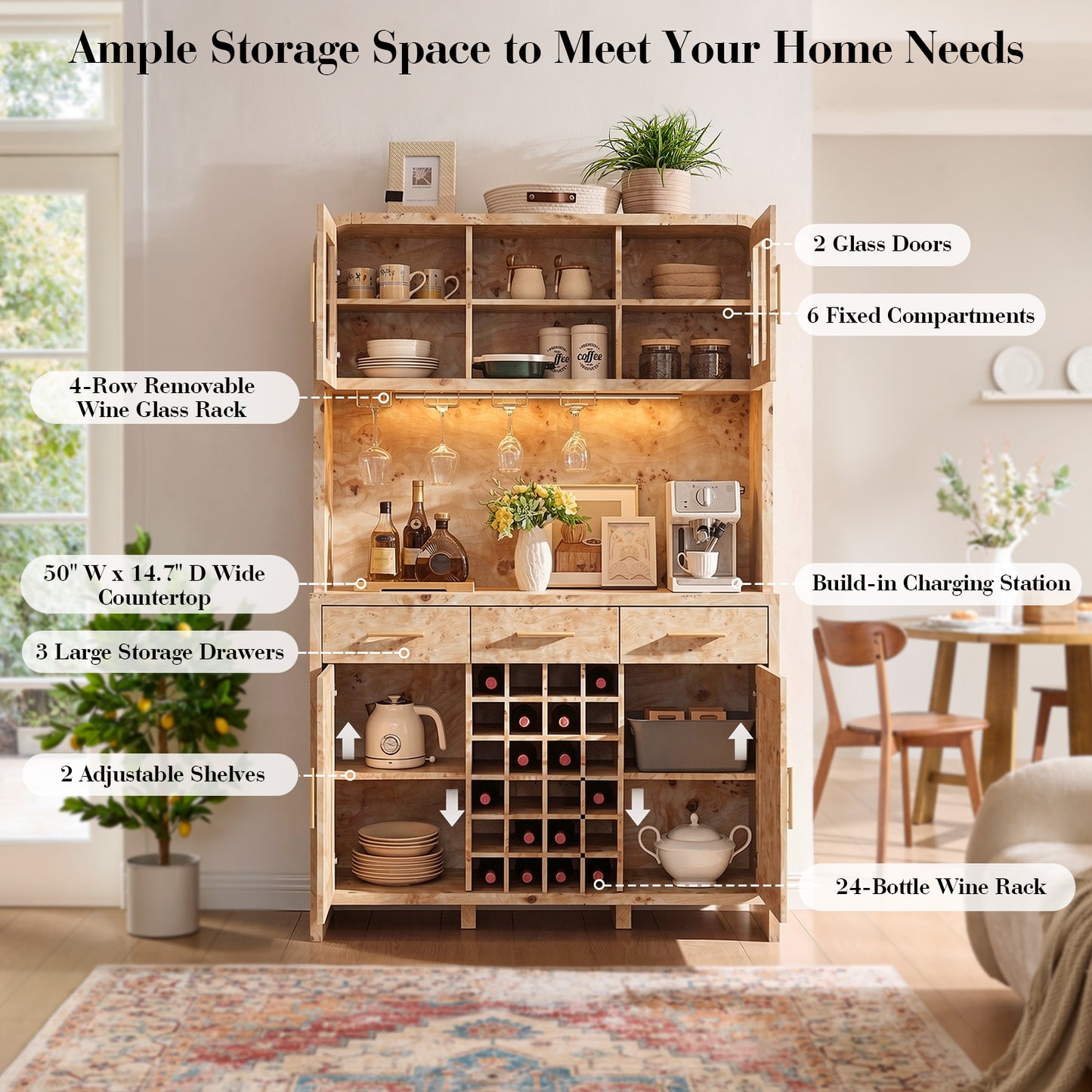 Curved Kitchen Pantry
