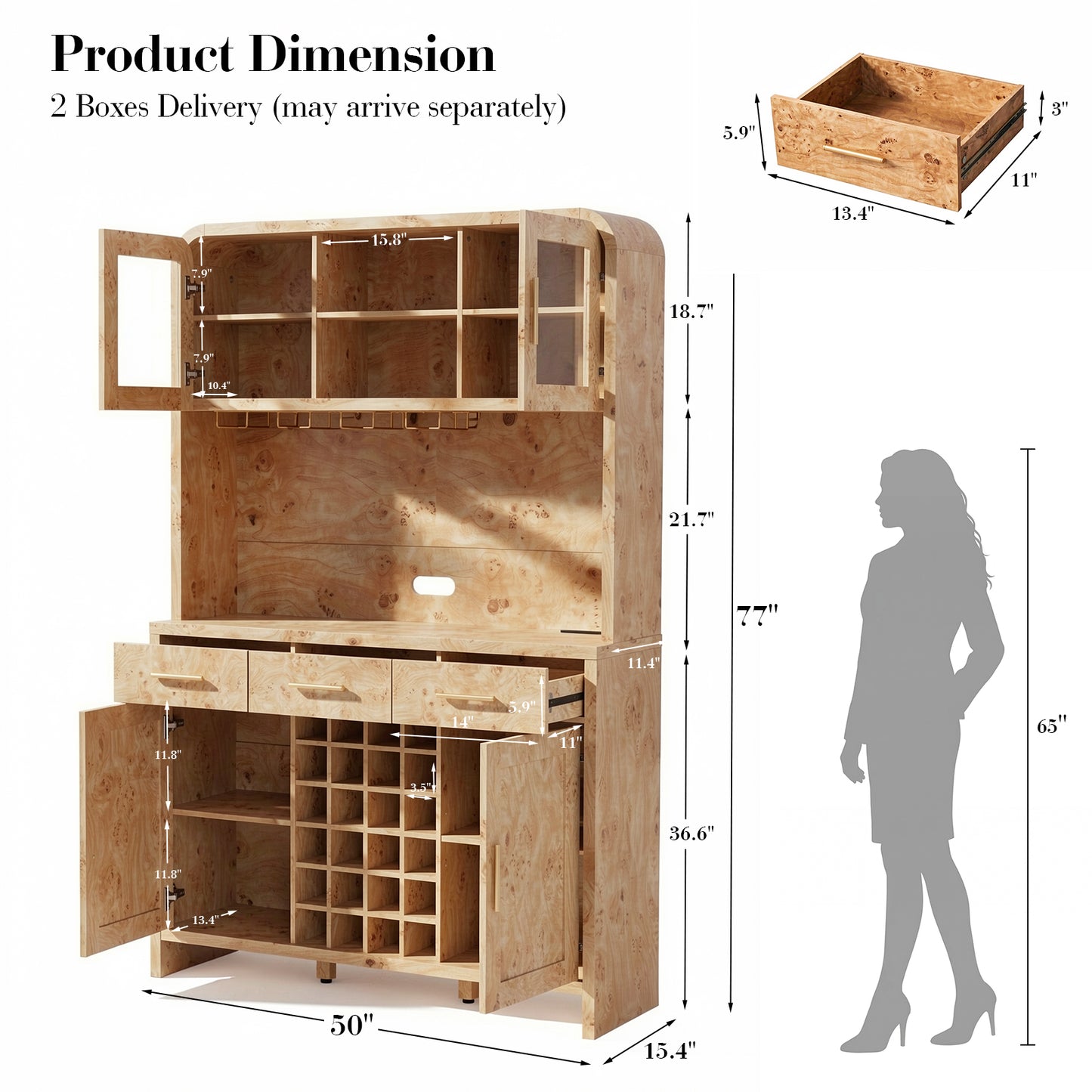 Curved Kitchen Pantry