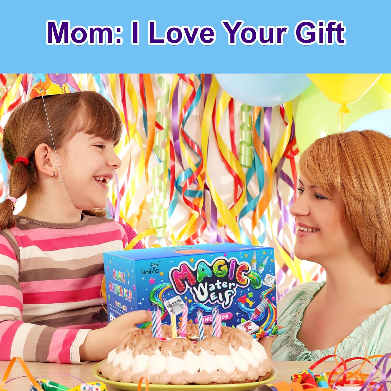 Kiditos Magic Water Elf Toy Kit, Aqua Fairy Water Gel Kit-20 Magic Gesl&10 Molds–Make Your Own Water Pets & Squishy Toys–Fun Summer DIY Craft Kit, Birthday Gifts & Party Favors for Kids Ages 3+