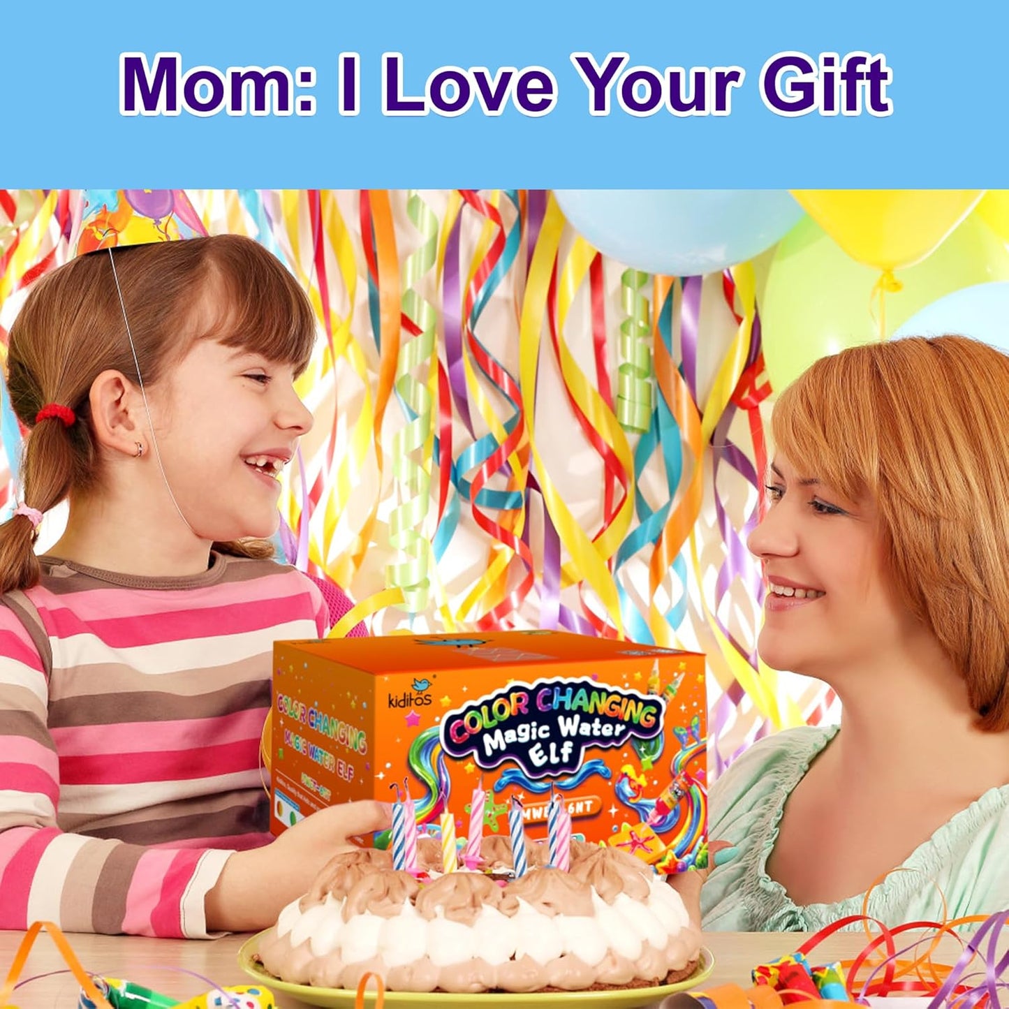 Kiditos Color Changing Magic Water Elf Toy Kit, Magic Aqua Fairy Water Gel Kit with 6 Color Changing Gels and 6 Molds. Christmas Gifts, Birthday Gifts, Party Favors, Arts&Crafts DIY STEM Kits for Kids