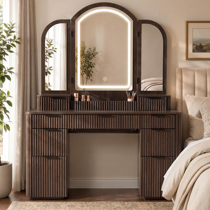Ripple Vanity Desk L