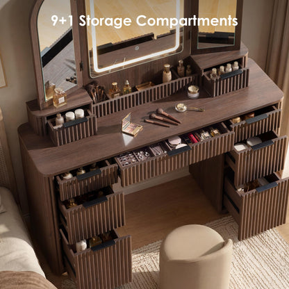 Ripple Vanity Desk L