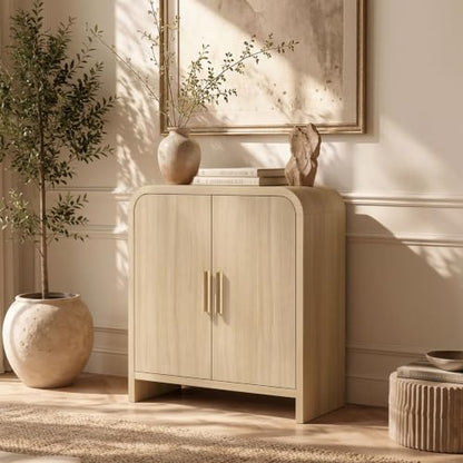 Curved 2-Door Cabinet