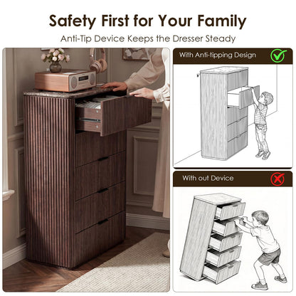 Ripple 5-Drawer Dresser