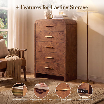 Curved 5 + 3 Drawer Set