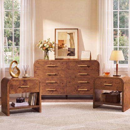 Curved 8 + 1 Drawer Set
