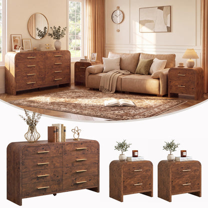 Curved 8 + 2 Drawer Set