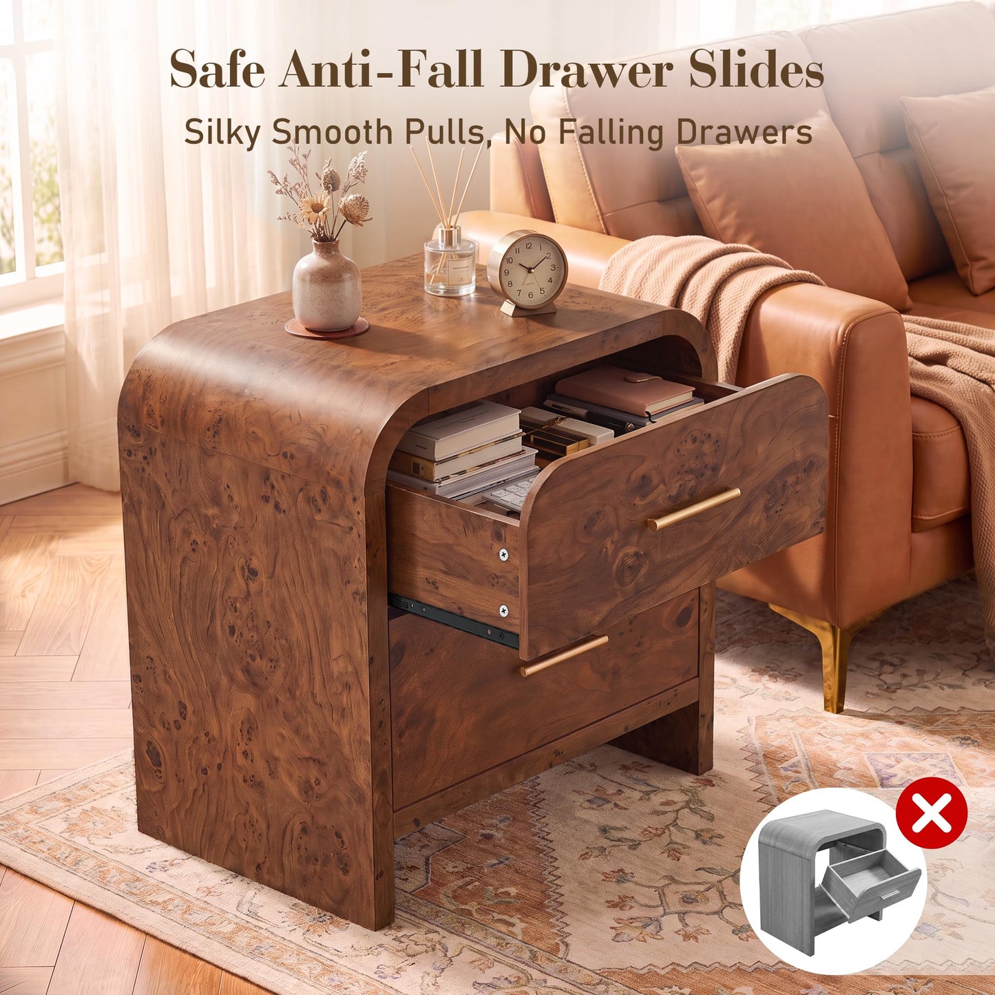 Curved 8 + 2 Drawer Set